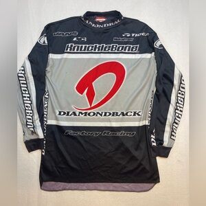 Diamondback KnuckleBone BMX Racing Jersey – USA – Long Sleeve Moto Small